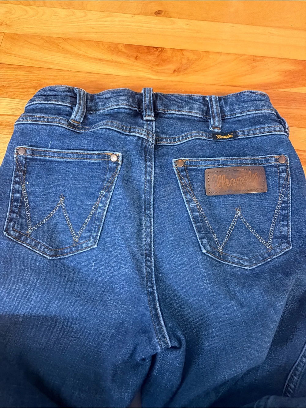 Wrangler Dark Blue Women's Flare Jeans - Picture 4 of 4